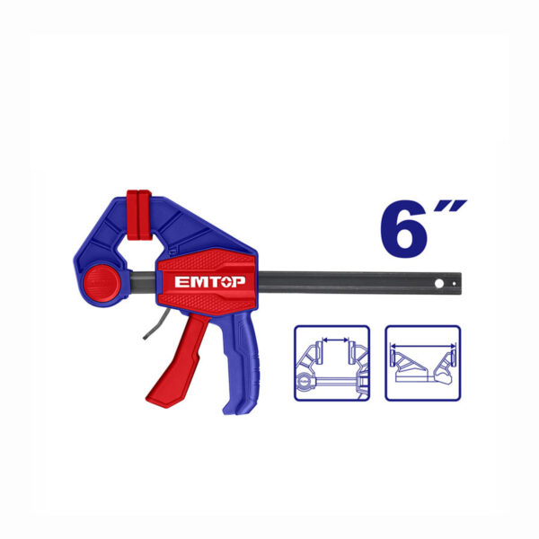 EMTOP Quick Bar Clamps 6″ (ECLPQ60101)