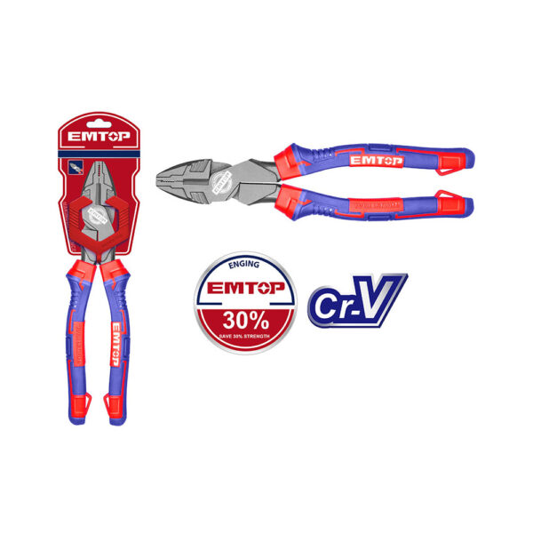 EMTOP High Leverage Combination Pliers 9.5″ (EPLRC0921)