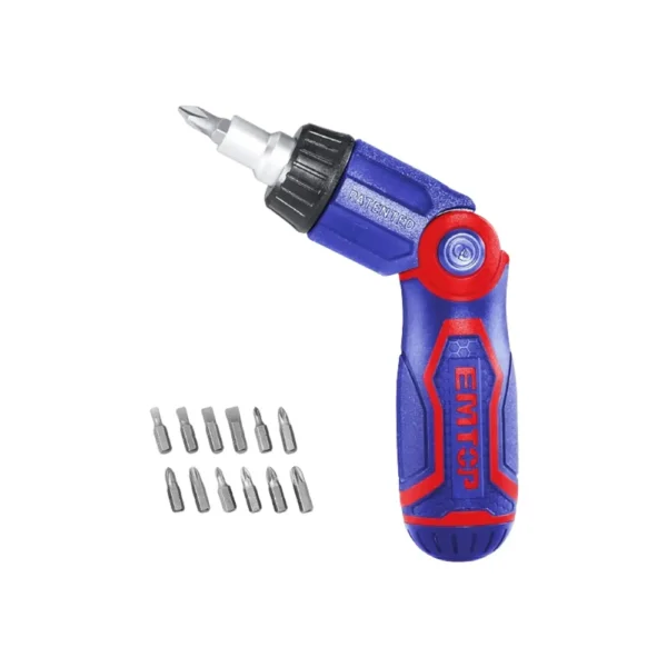 EMTOP 13 IN 1 Ratchet Screwdriver Set (ESDRH1202)